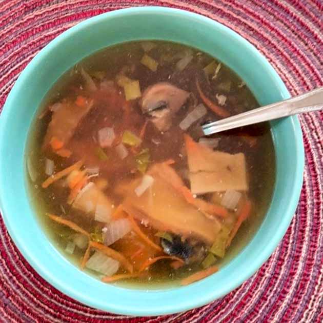 Обедаю супом