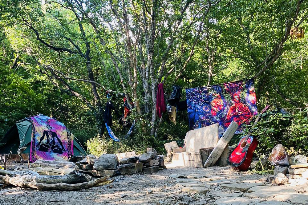 Наш палаточный лагерь в Мысхако