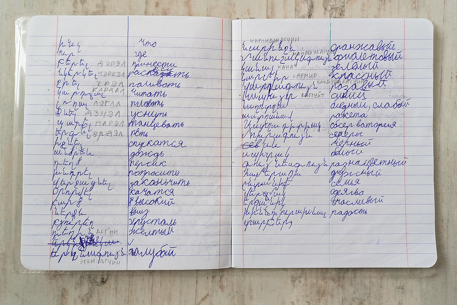 Словарик армянского