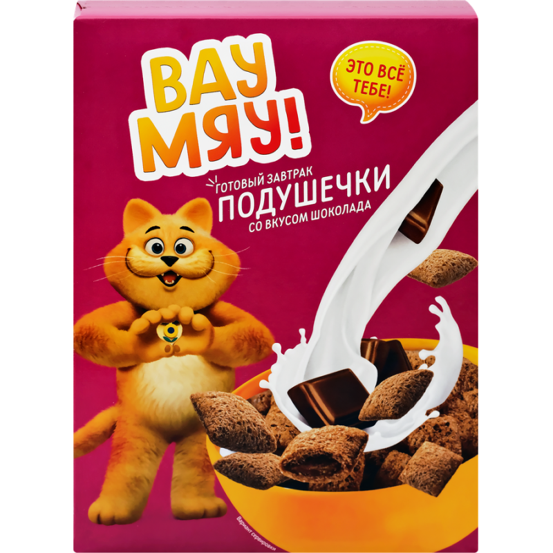 Хрустящие подушечки «Вау Мяу»