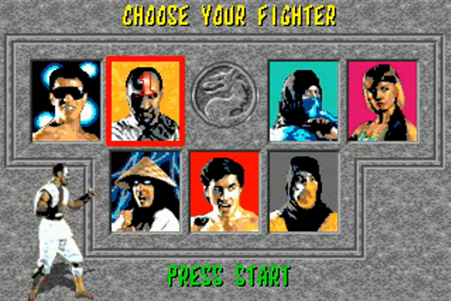 Бойцов в ростере всего семь. Кадр: Midway Games