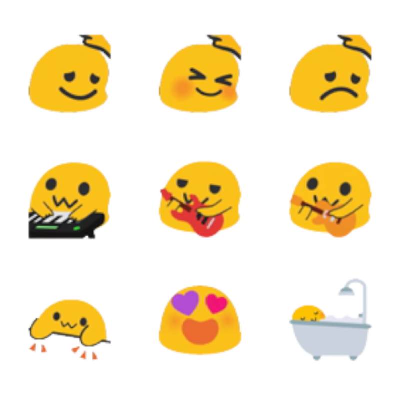 Эмодзи-колобки из Android