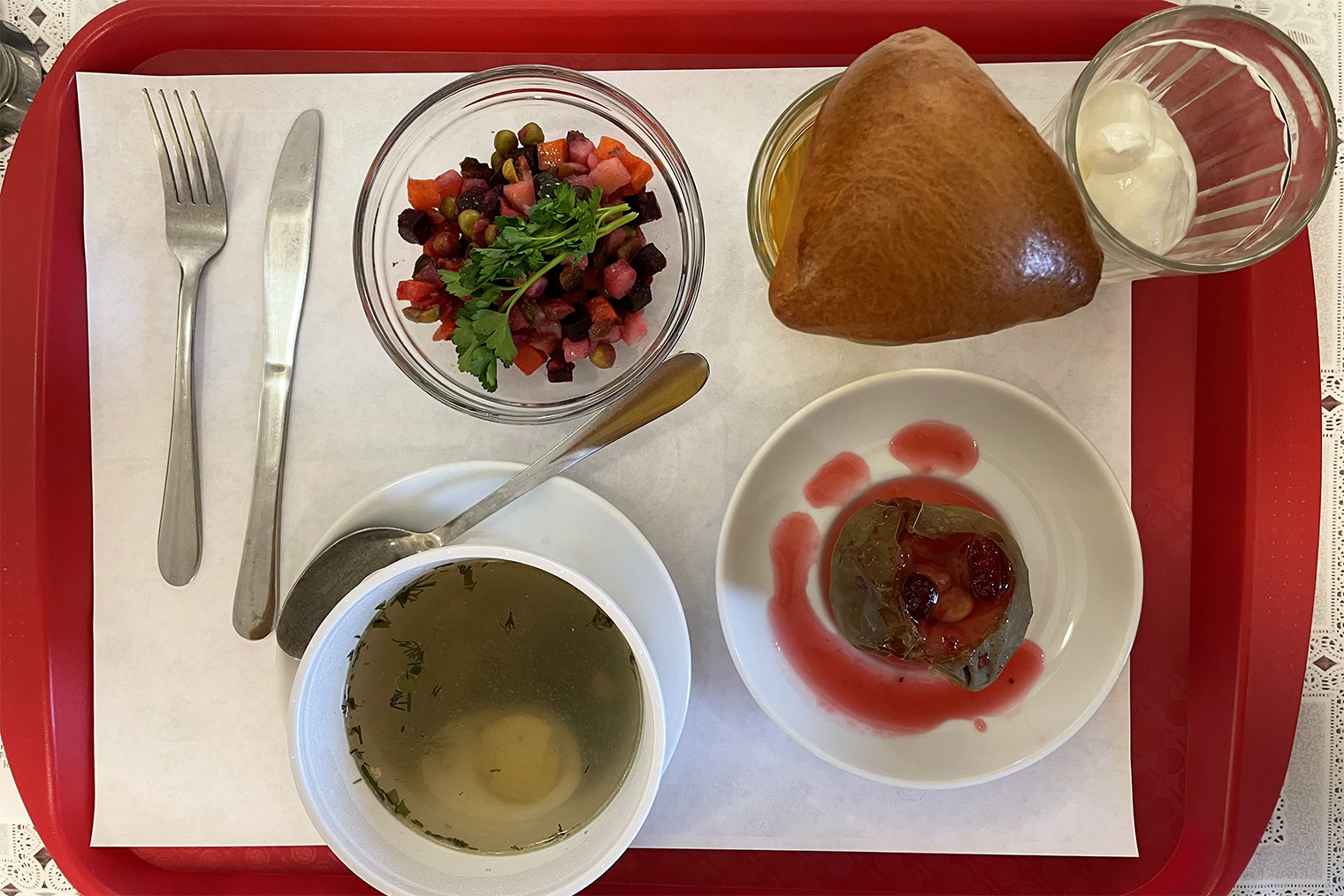 Обед в столовой ГУМа. © Мария Кузнецова