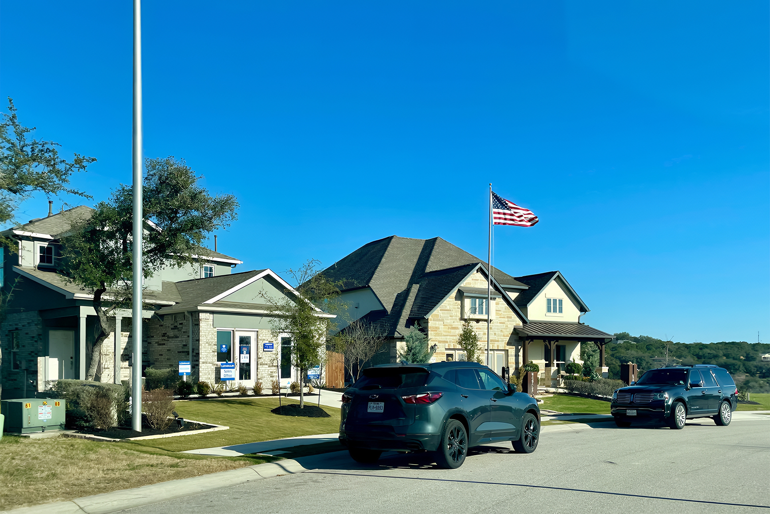 Жилой район в Техасе