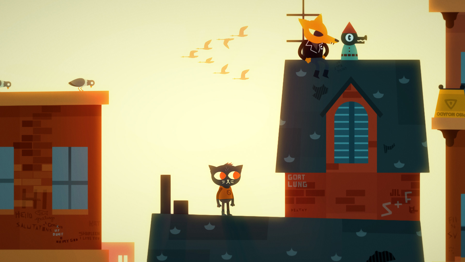 Авторы Night in the Woods должны были выпустить игру Revenant Hill в похожей стилистике. Но ее отменили из-за проблем со здоровьем у разработчика Скотта Бенсона. Кадр: Finji