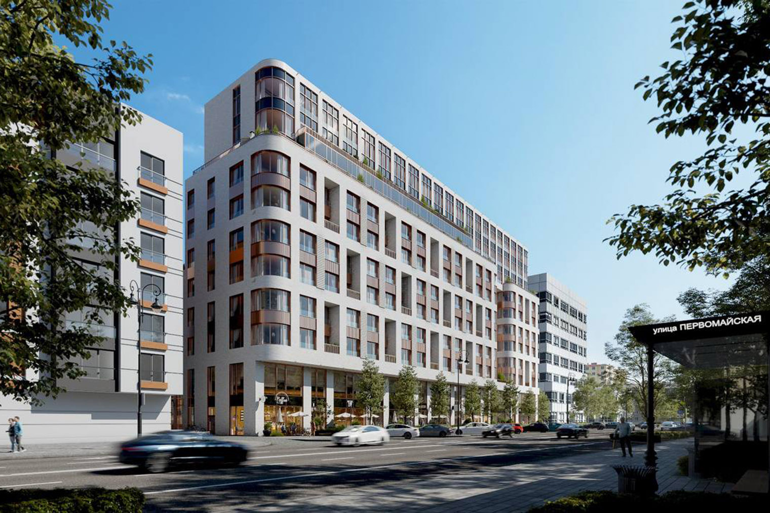 Здесь первые шесть этажей словно вставлены в основной объем здания. Источник: ASADOV_ / Telegram