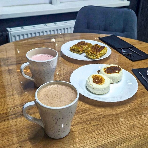 Перекус в кофейне