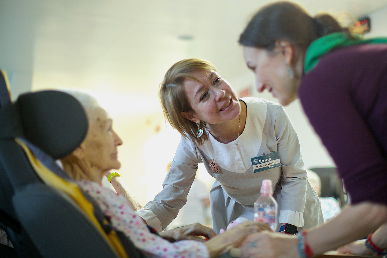 Координатор отвечает за всю немедицинскую помощь в хосписах