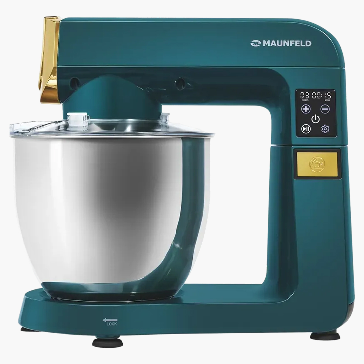 Планетарный миксер Maunfeld MF-424GR. Стоит от 18 017 ₽