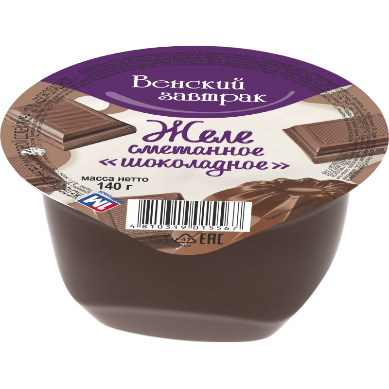 Сметанное желе «Венский завтрак»