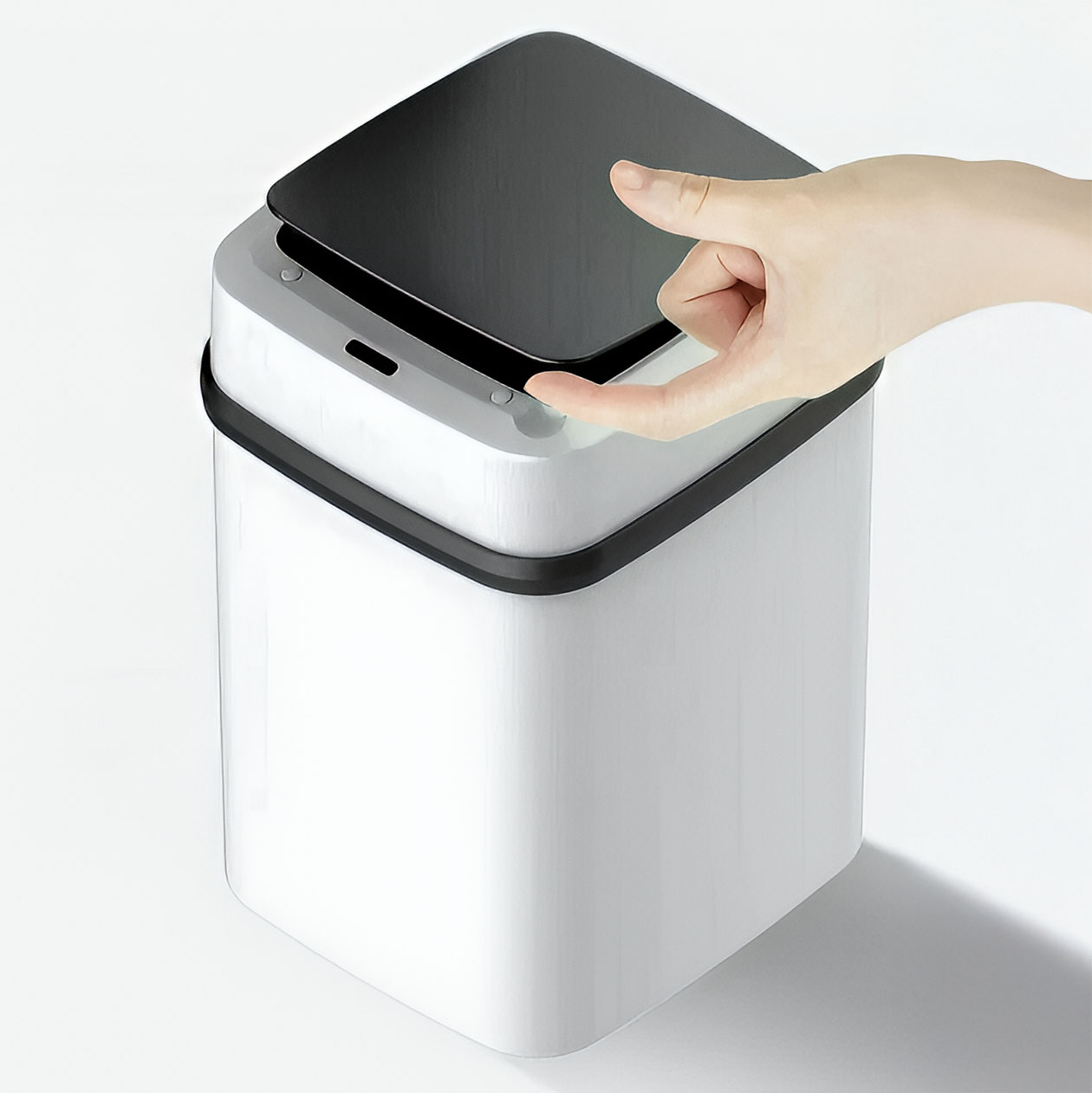Умное ведро открывает крышку, когда к нему подносят мусор. Стоит от 1 320 ₽. Источник: market.yandex.ru