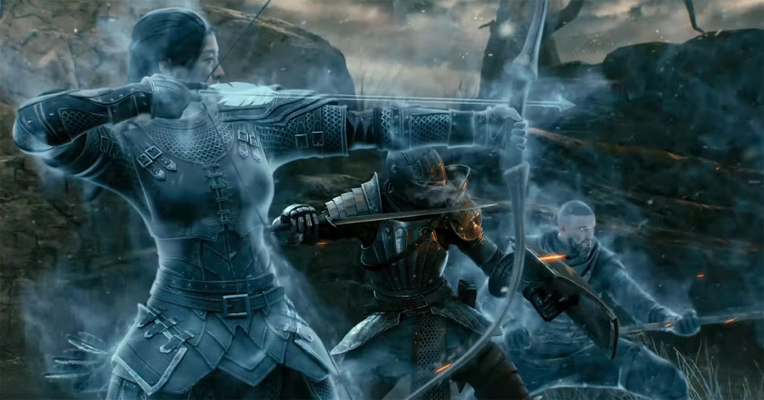 Других игроков можно звать на помощь при прохождении локации или битве с боссом. Но никто не запрещает вторгаться в чужие миры и устраивать поединки. © Sony Interactive Entertainment