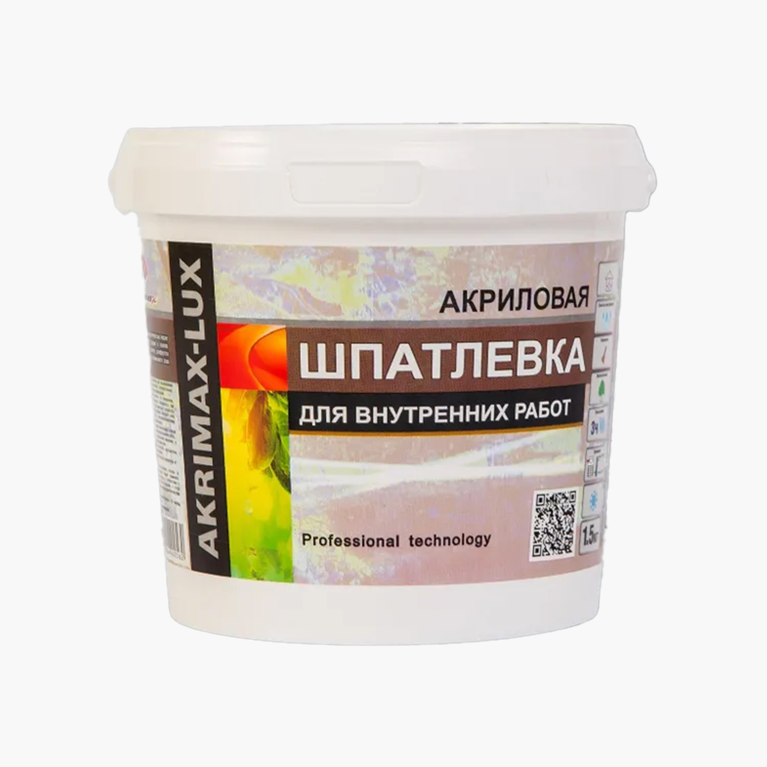 Это универсальная акриловая шпаклевка-замазка для внутренних работ. Ведра 1,5 кг за 264 ₽ хватит на все окна в доме или квартире