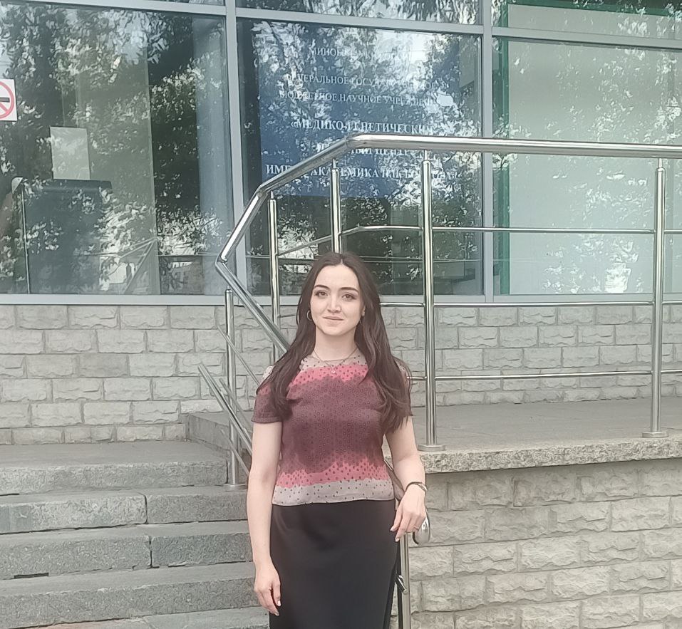 Амина Ибрагимовна на стажировке в МГНЦ им. Бочкова