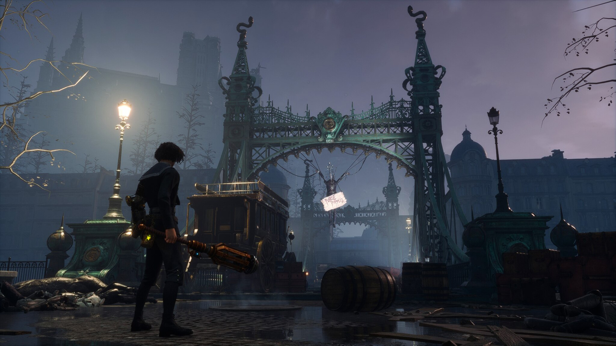 На некоторых скриншотах Lies of P сложно отличить от Bloodborne — настолько игры похожи по атмосфере. Кадр: Neowiz