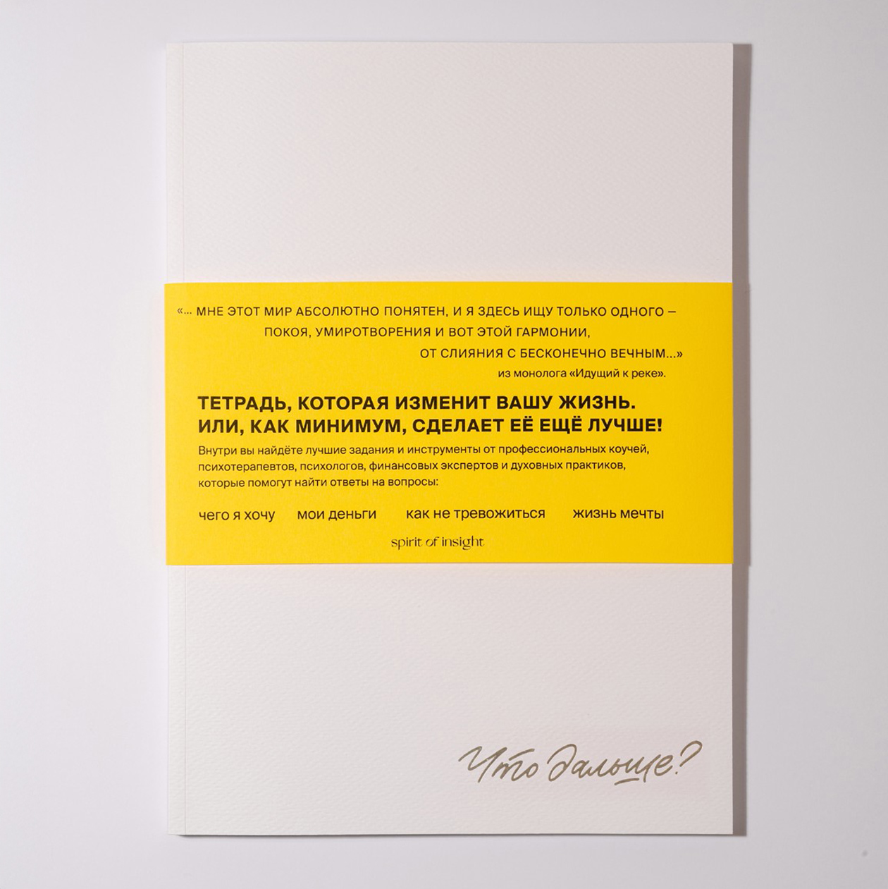 Мотивационный дневник идеальной жизни от Spirit of Insight — стоит 3 333 ₽. Источник: spiritofinsight.com