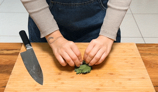 Шифонад — нарезка продуктов тонкими ленточками шириной 1—3 мм