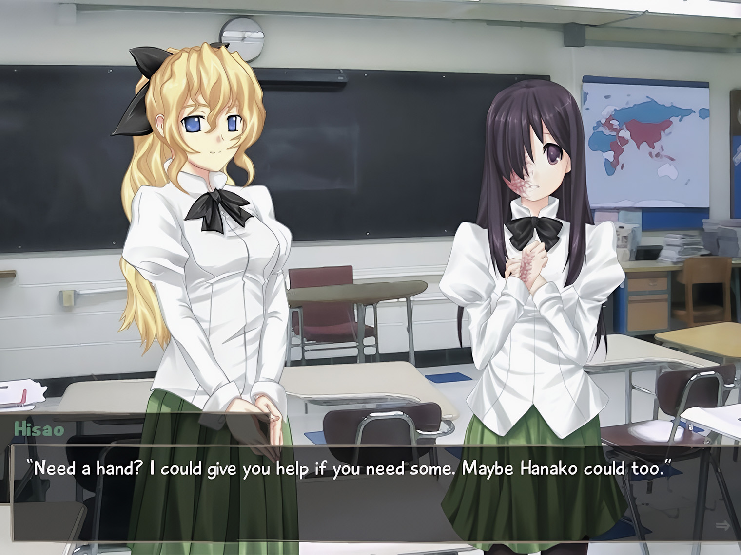 Для бесплатной новеллы Katawa Shoujo на редкость качественно сделана. © Four Leaf Studios