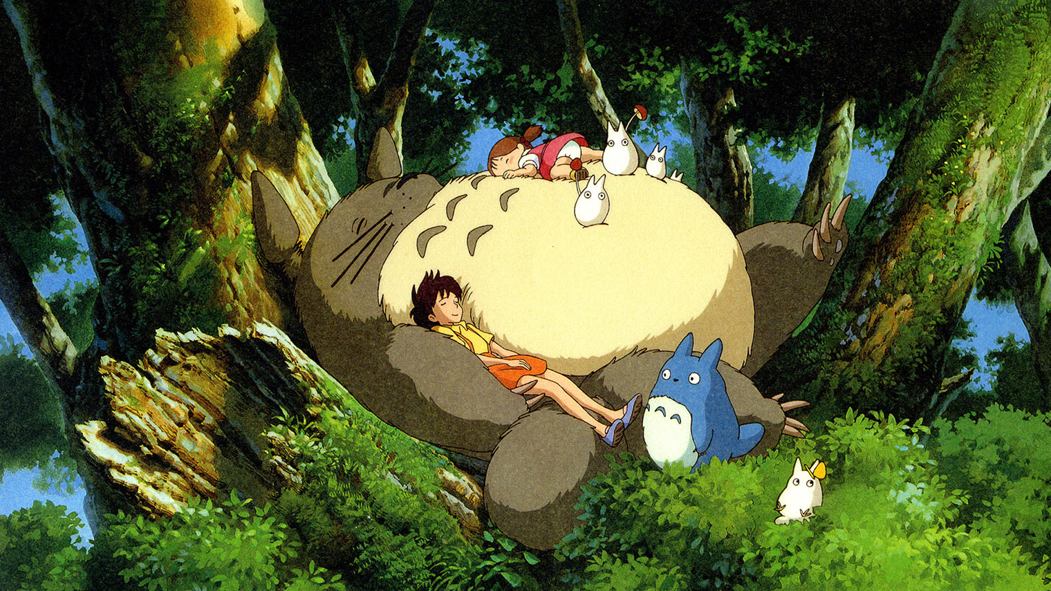 Пушистый гигант Тоторо был настолько популярен у зрителей, что стал маскотом студии Ghibli и попал в ее логотип. Кадр: Studio Ghibli