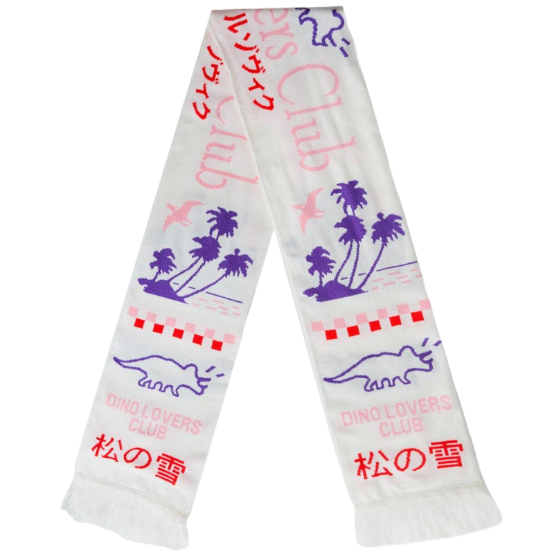 Шарф для фаната динозавров