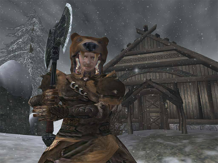 Вот настоящий норд, а не то недоразумение из Skyrim
