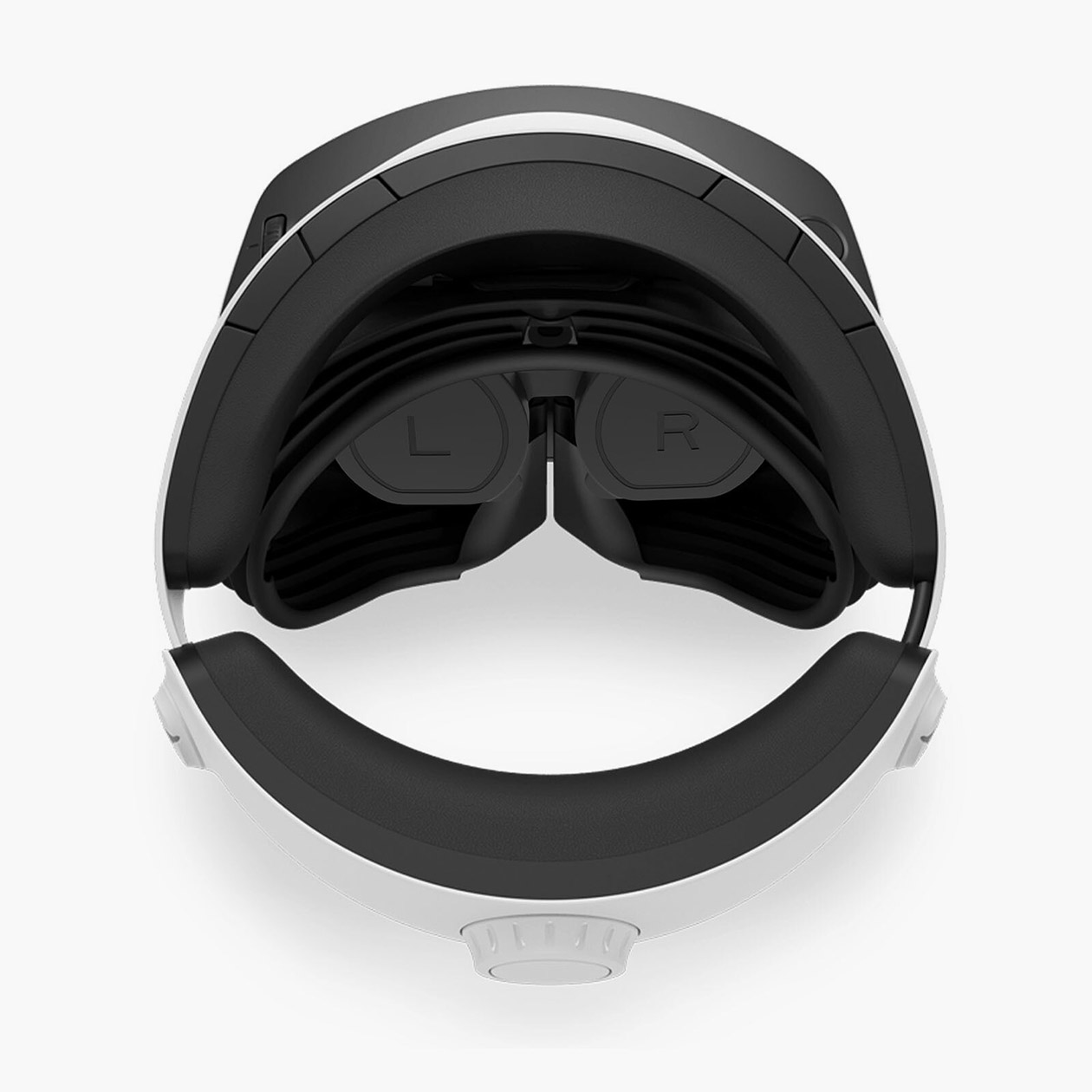 У PlayStation VR2 используются резиновые «шторки», которые хорошо отсекают свет снаружи не только сверху и сбоку, но и вокруг носа