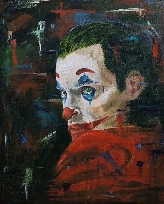 2. Масло, холст. Джокер (Артур Флек)