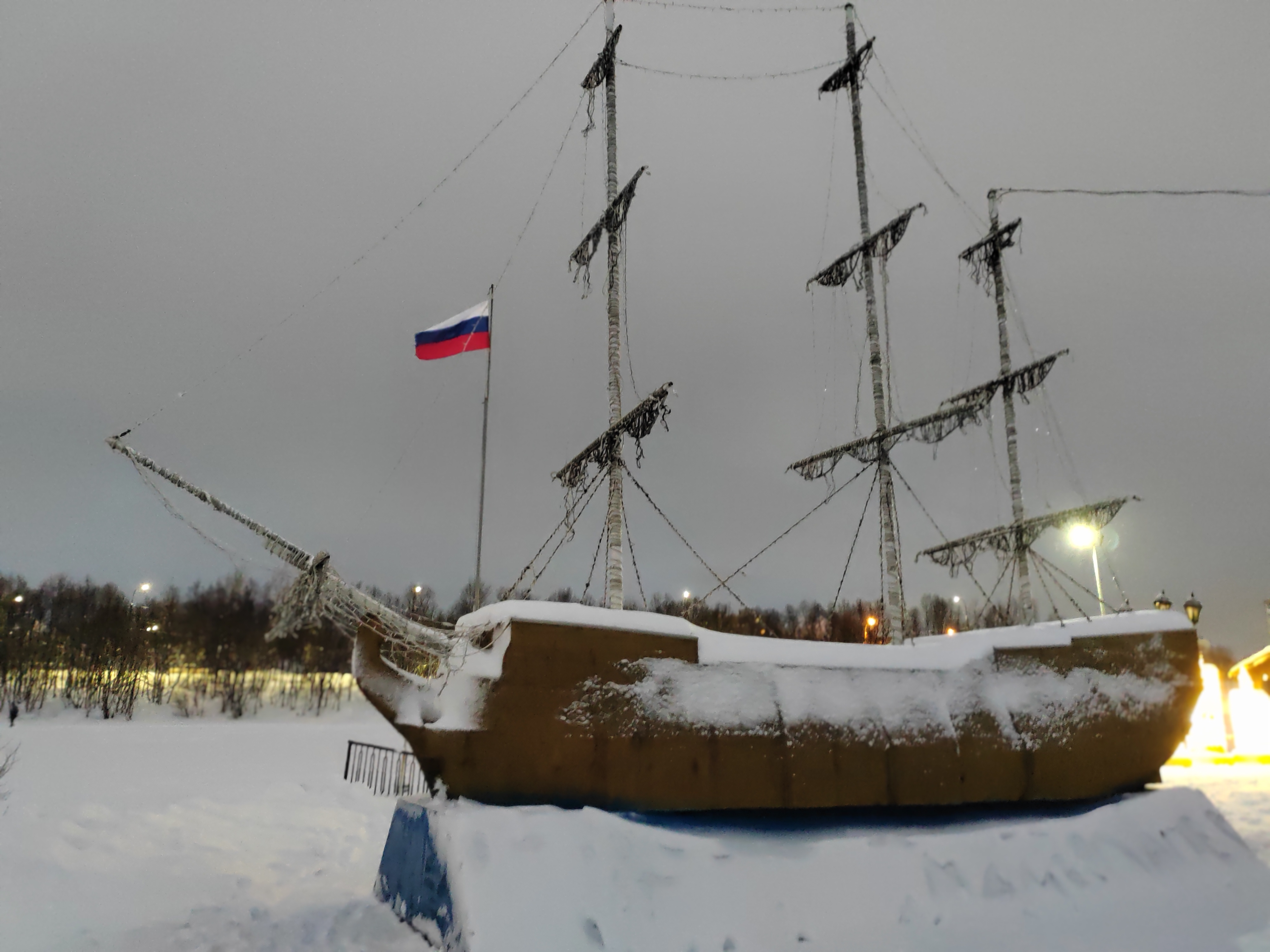 На озере