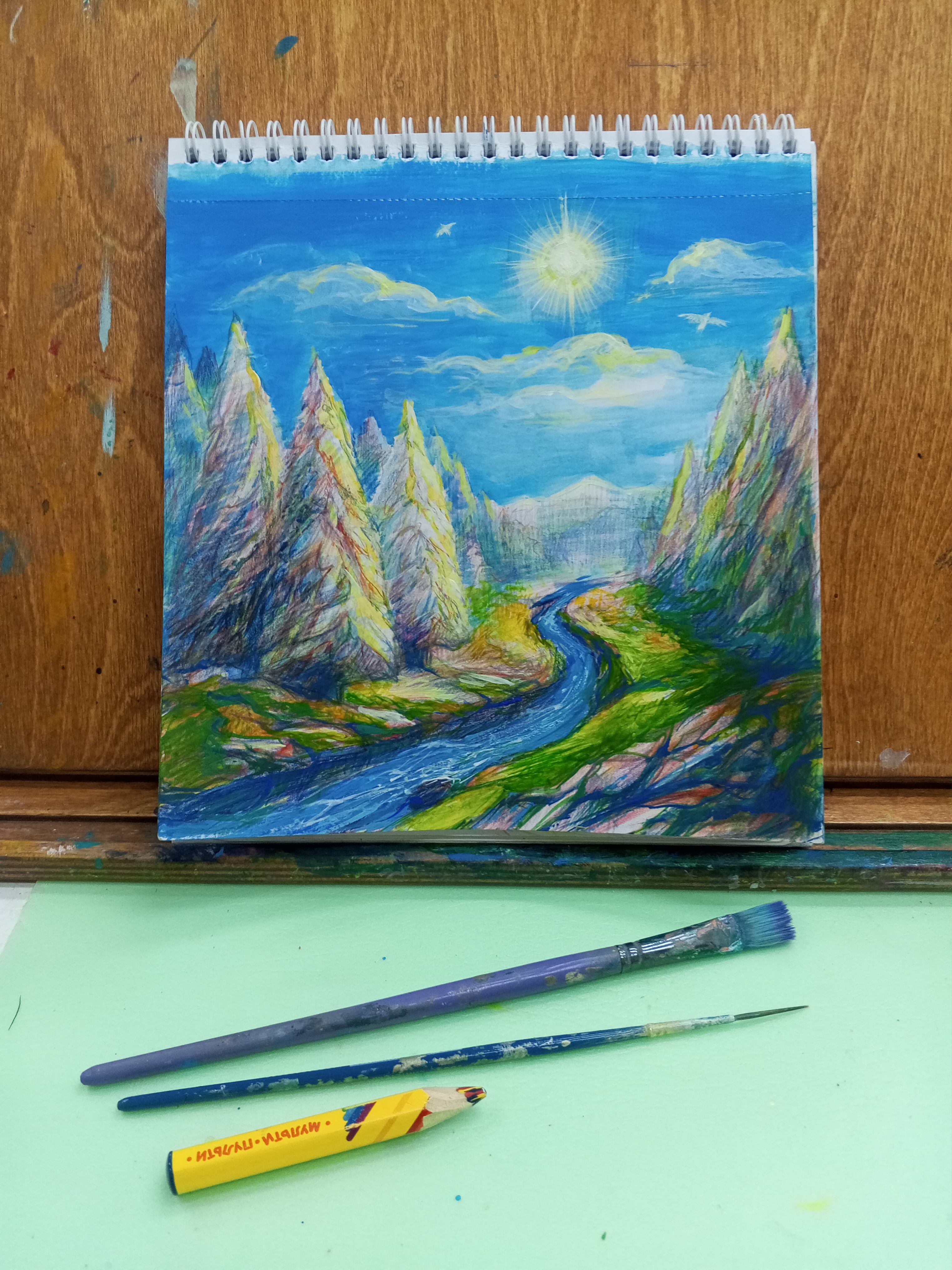 Рисунок — метафора жизненного пути человека.