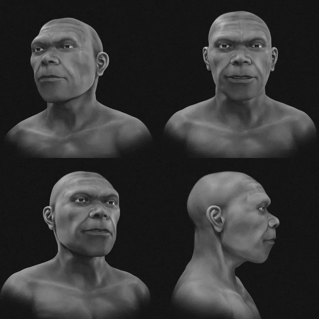 Реконструкция черепа самого раннего вы знаете на Homo Sapiens.