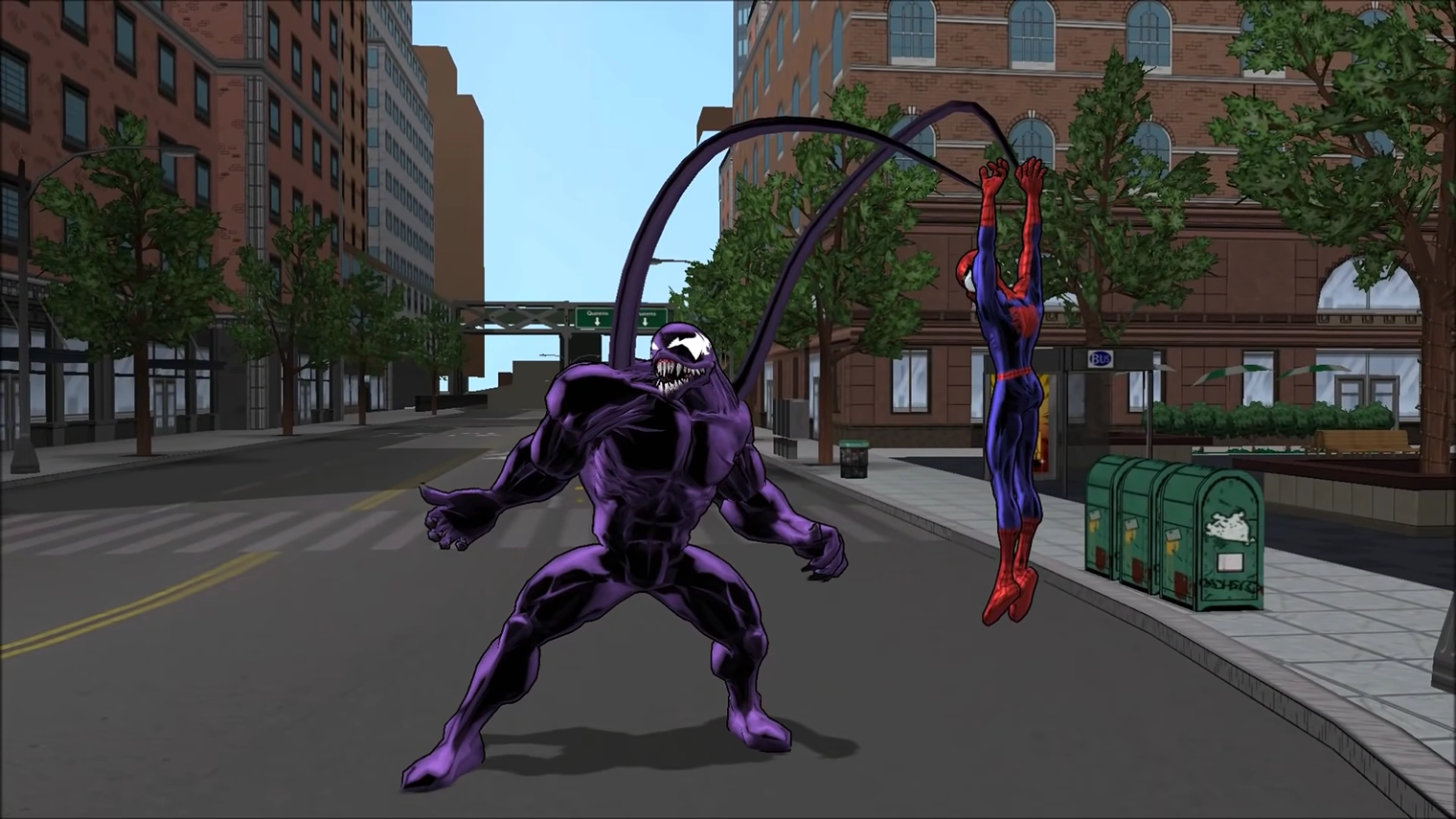По ходу игры Человек-паук и Веном постоянно пересекаются друг с другом. Источник: Activision