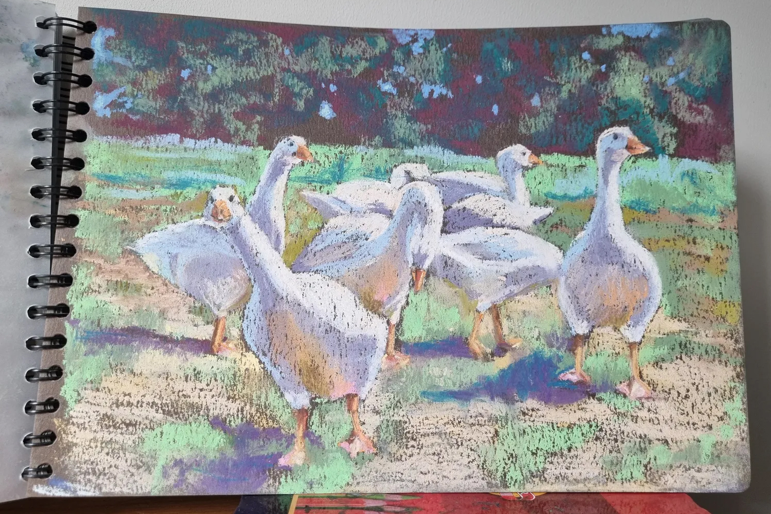 Зарисовка в альбоме