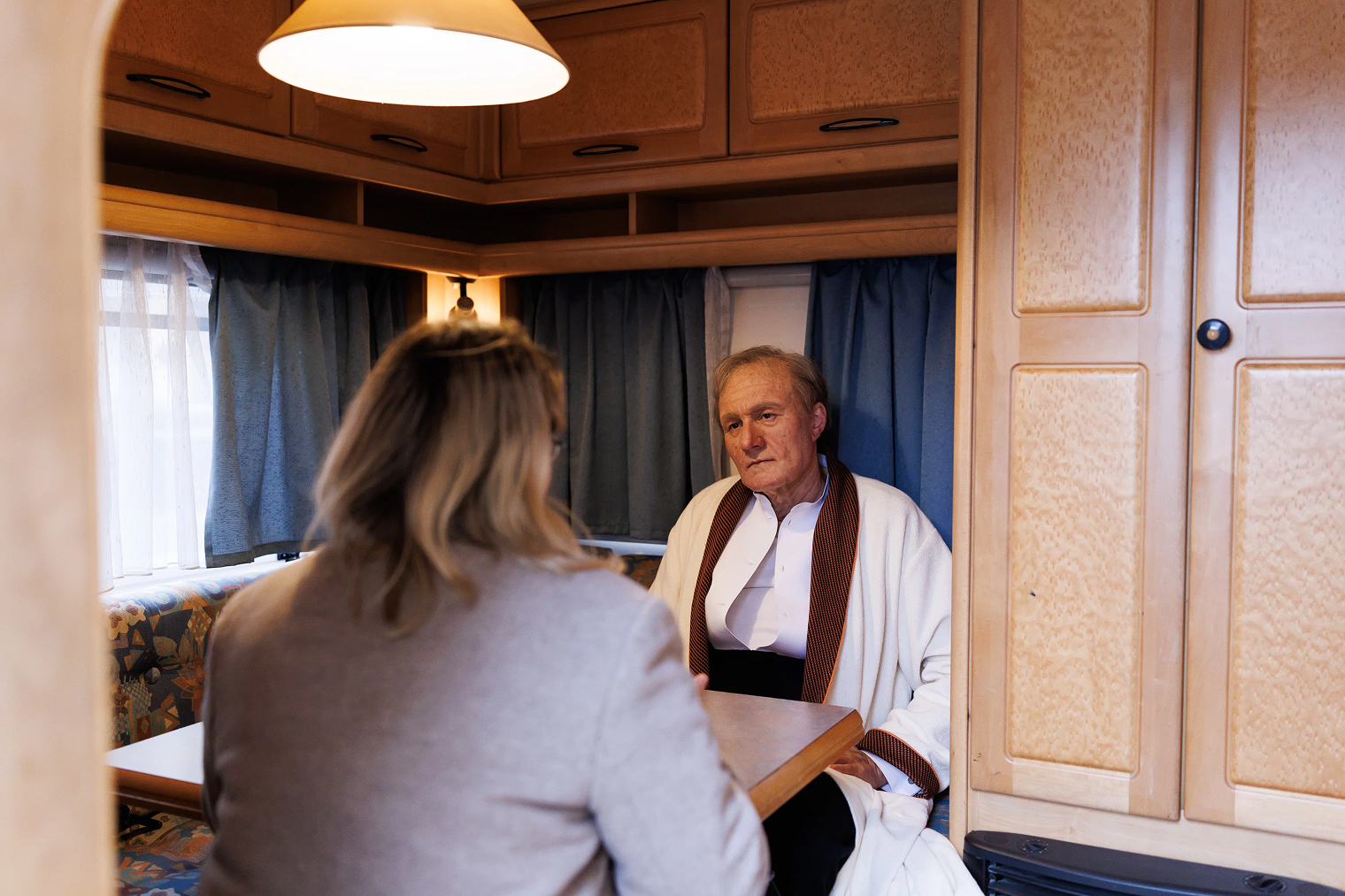 Роль Шостаковича исполнил Олег Савцов, актер из сериалов «Плевако» и «Государь». © «Наше кино»