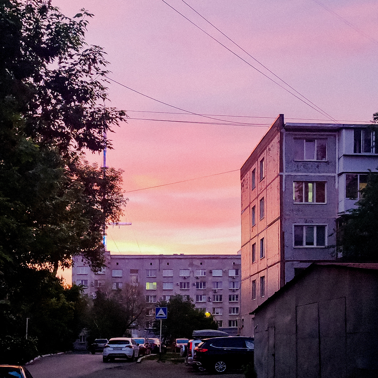 Ускользающий закат. В Оренбурге самые красивые закаты!