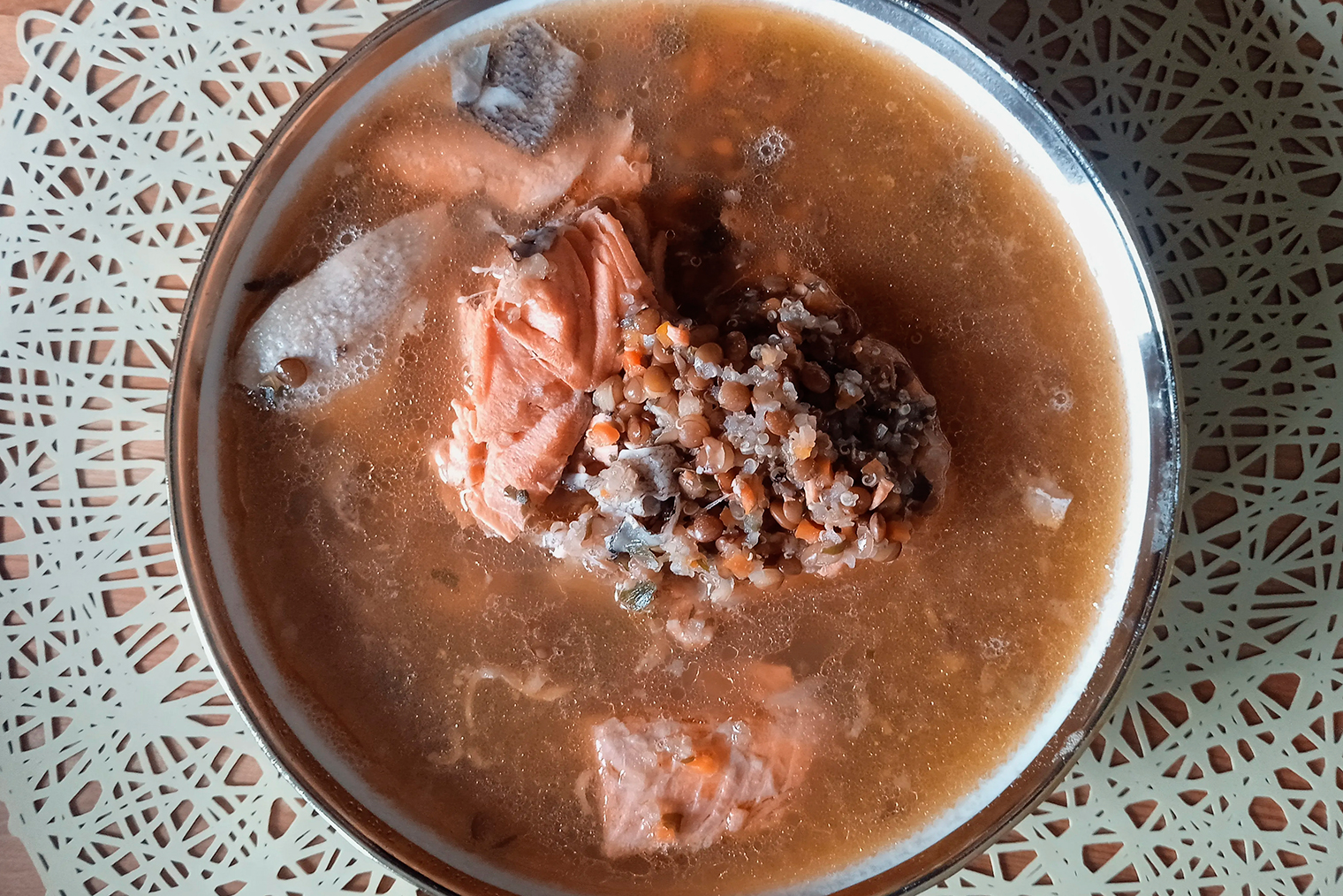 Выглядит отвратительно, извините. Но очень вкусно и полезно