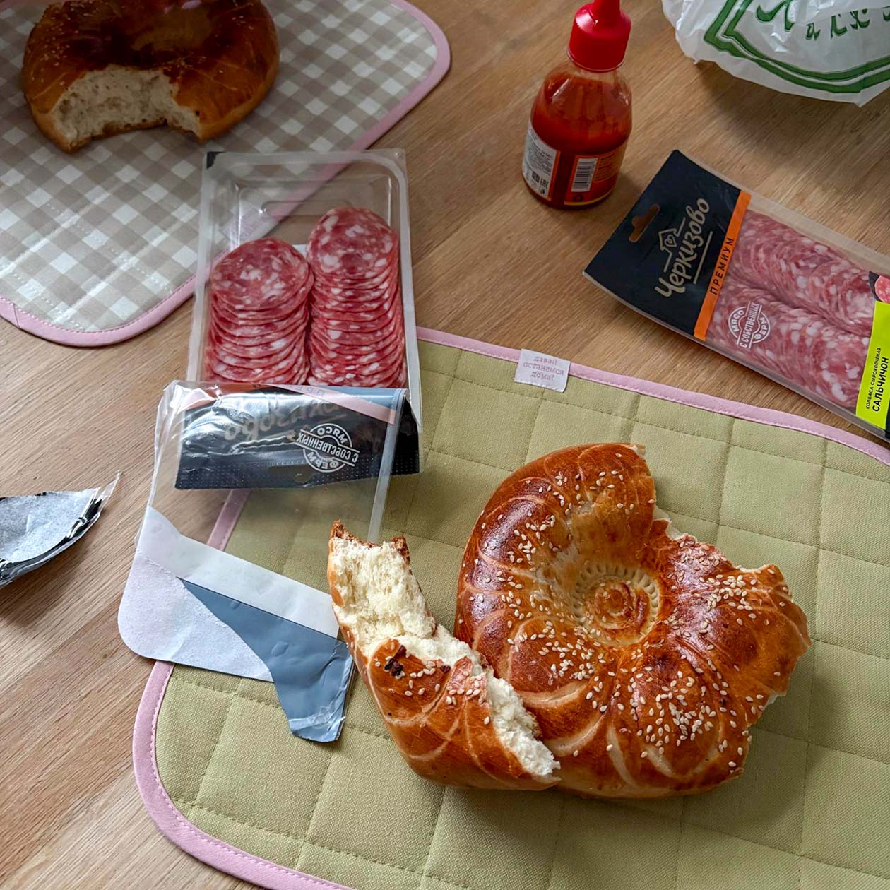 Лепешки оказались резиновые