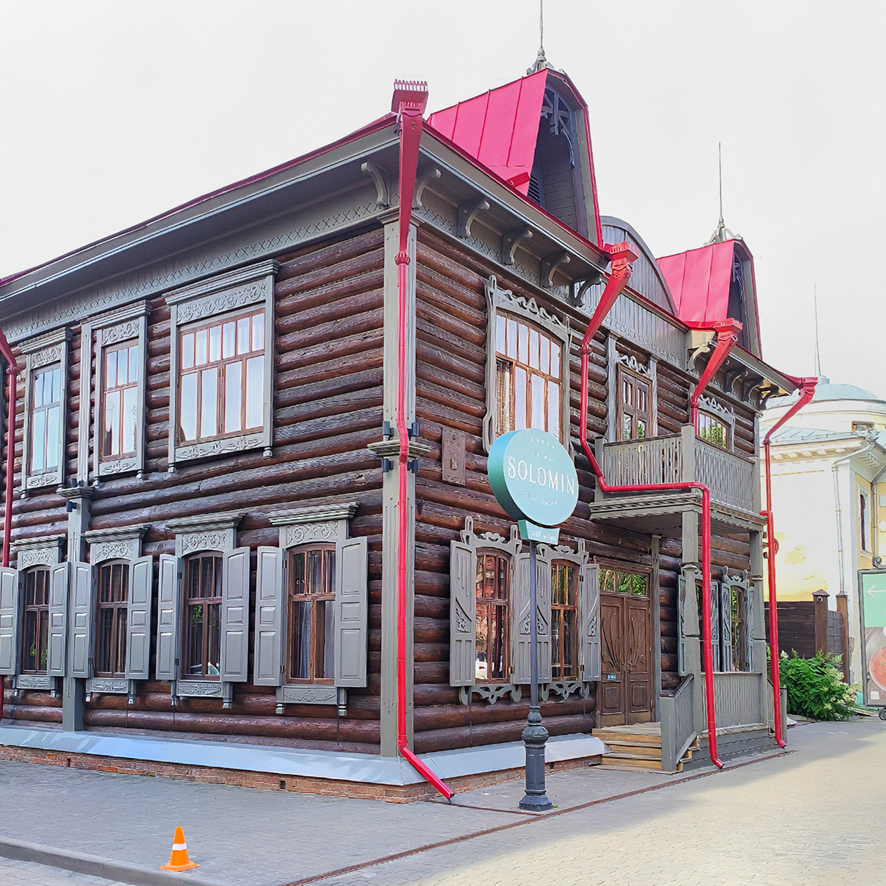 Красивые купеческие дома в Красноярске