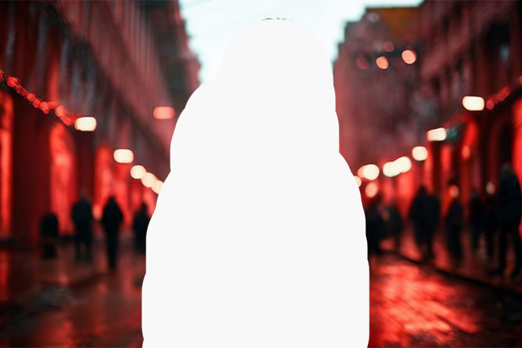 Вырезанный силуэт