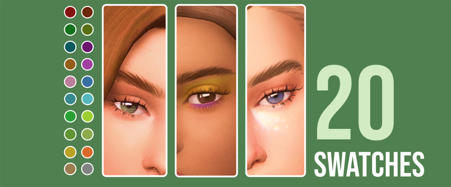 20 новых текстур глаз для персонажей. Источник: tumblr.com