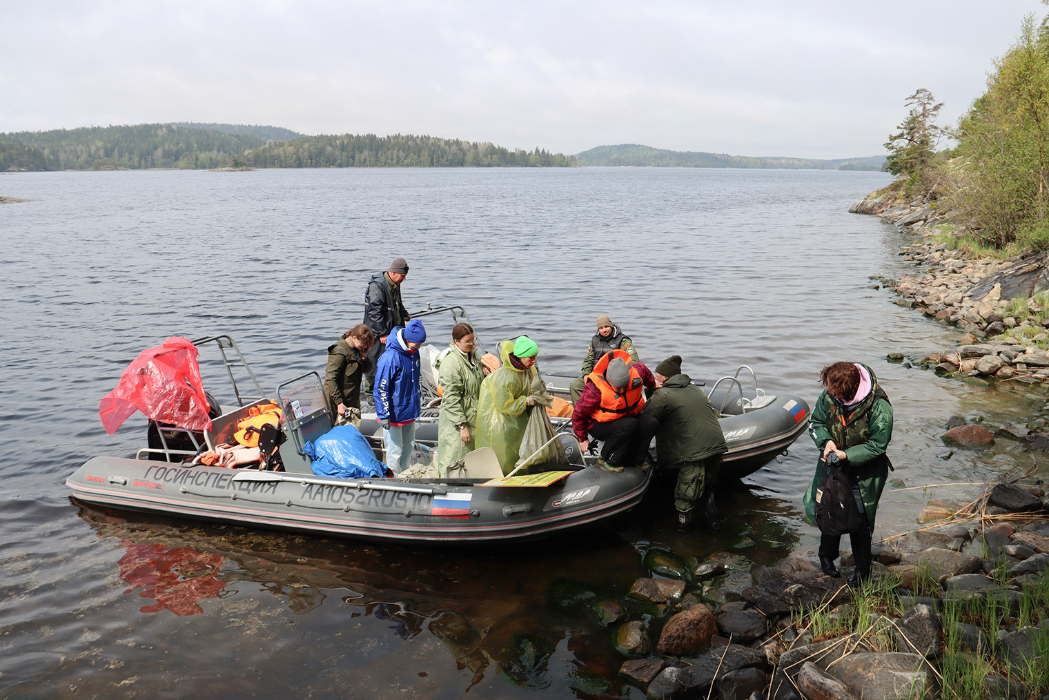Добровольцы помогают сохранить шхерные ландшафты Северной Ладоги. © Сообщество в vk.com
