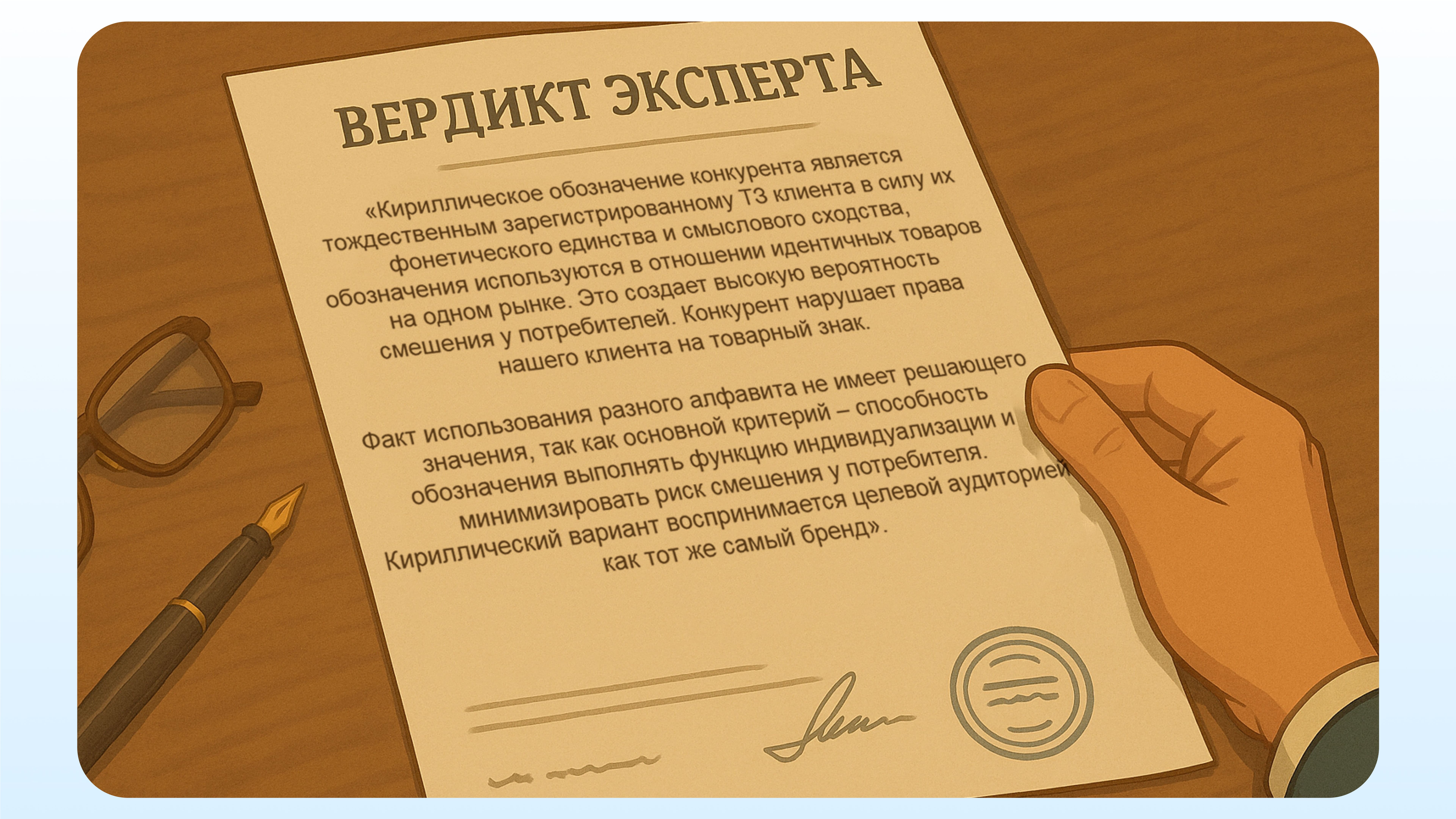 Так обозначил сходство наш эксперт)