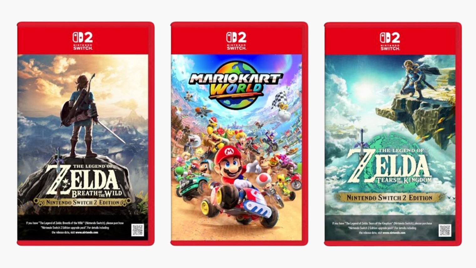 Если у вас не было первой Switch, можно взять к новой консоли три вот таких картриджа и где-то полгода не беспокоиться о других играх вообще. Кадр: Nintendo