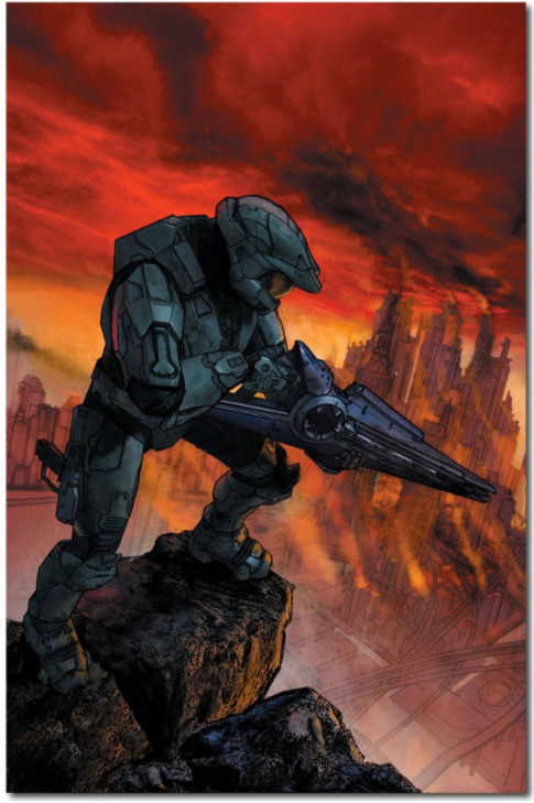 Обложка одного из выпусков Halo: Uprising