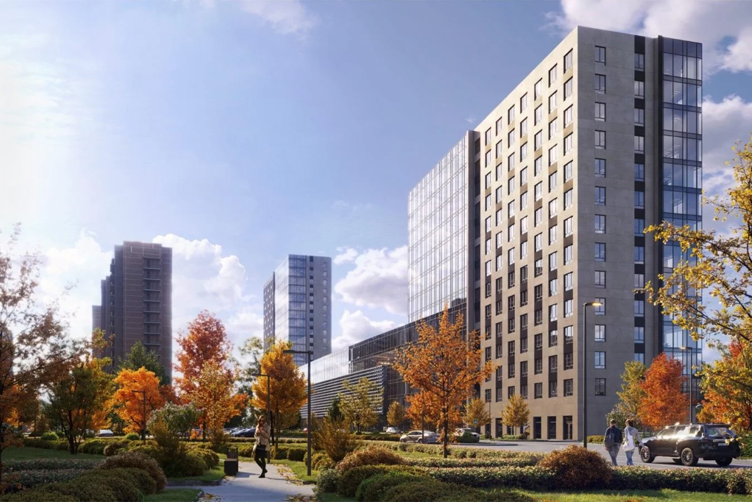 Так будет выглядеть квартал после постройки. © dius-mfk.ru