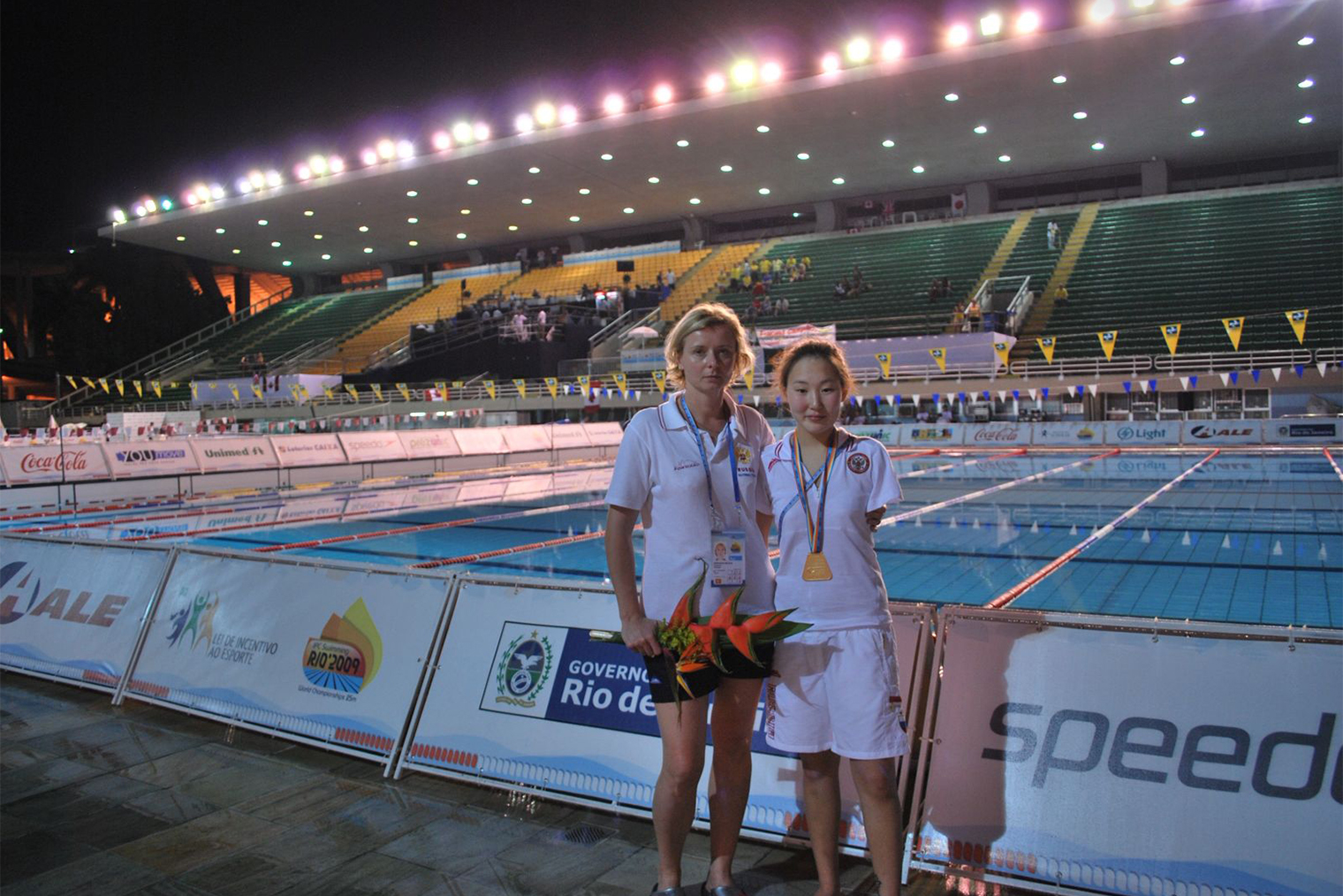 На чемпионате мира в Рио-де-Жанейро в 2009 Анастасия завоевала золото