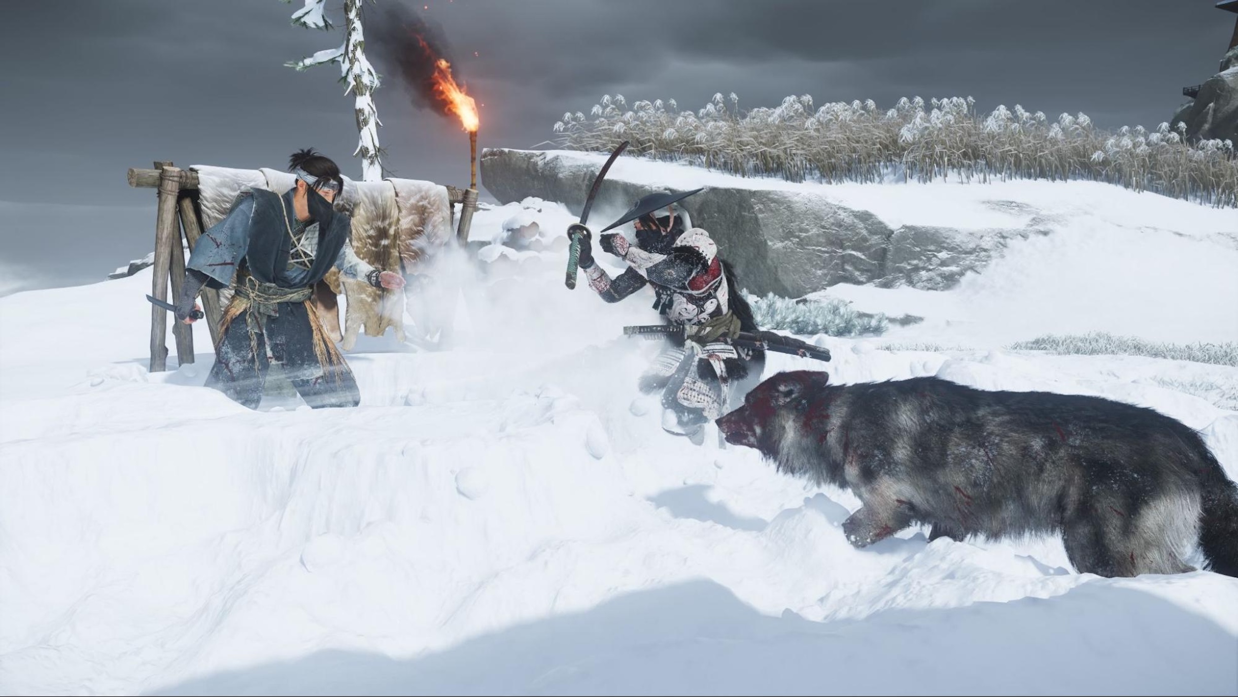 В бой на помощь может прийти волчица. Чтобы этот процесс был контролируемым, надо искать волчьи логова и прокачивать ее призыв