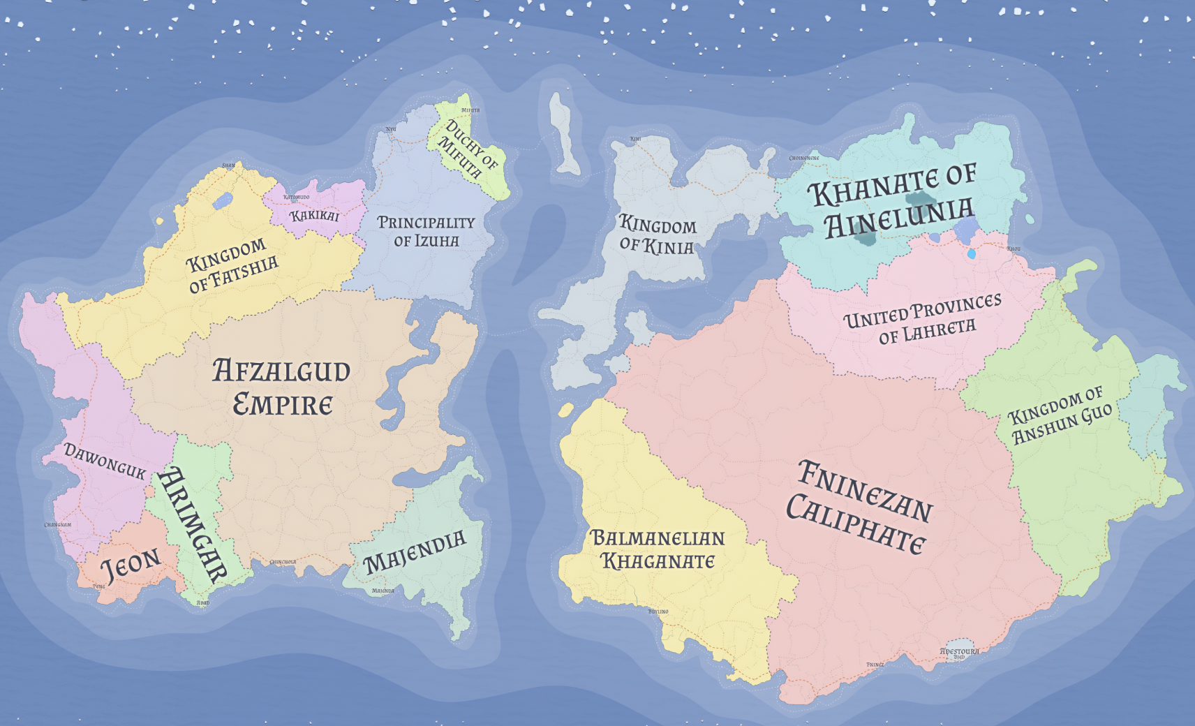 🗺️ Генератор фэнтези-миров