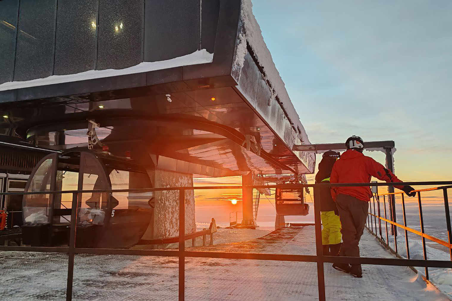 Верхняя станция гондольной канатной дороги