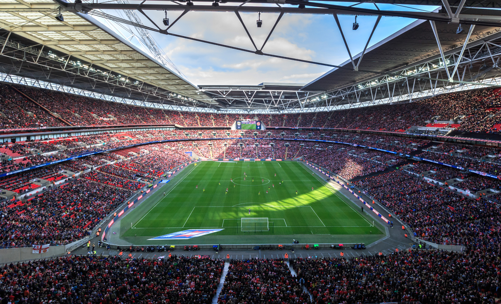 Футбольный матч на стадионе «Уэмбли»