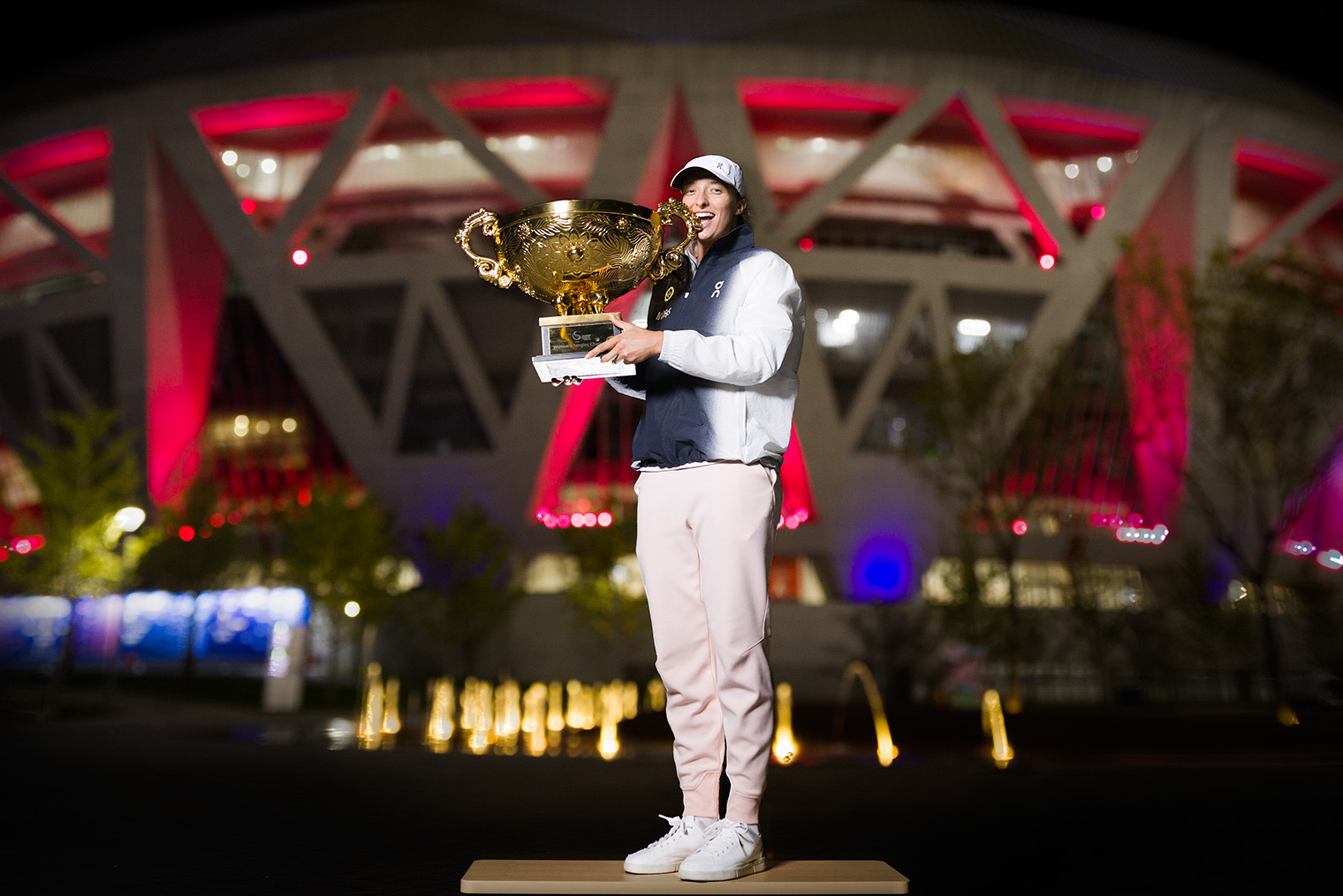 Ига Свёнтек выиграла первый титул China Open после пандемии. © VCG / Visual China Group / ТАСС